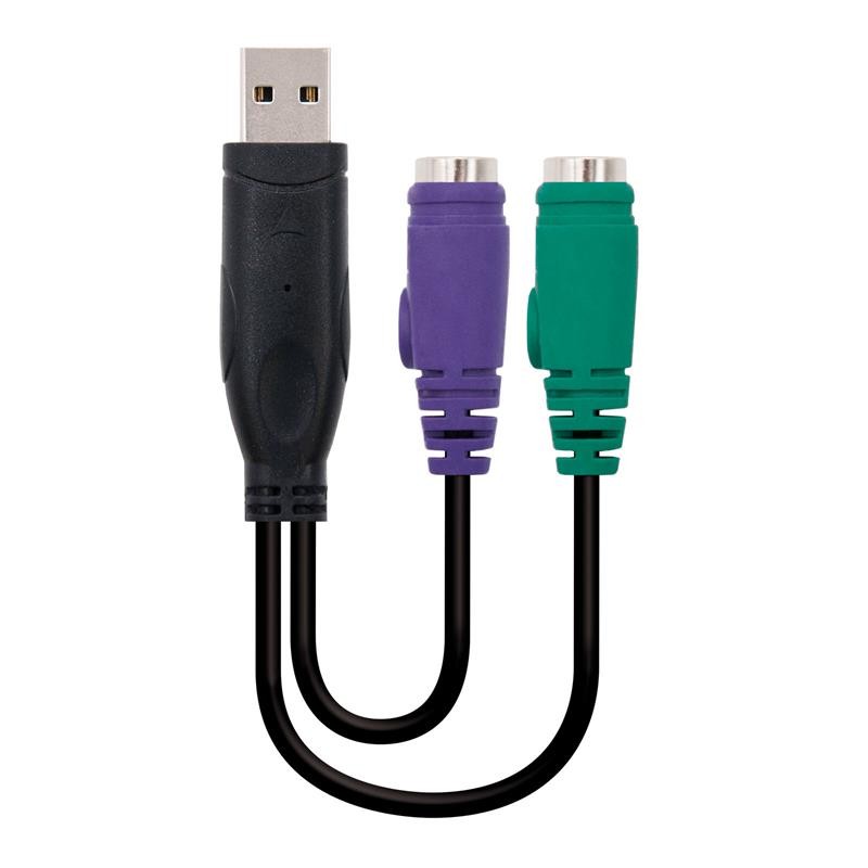 CABLE CONVERSOR PS2 A USB...